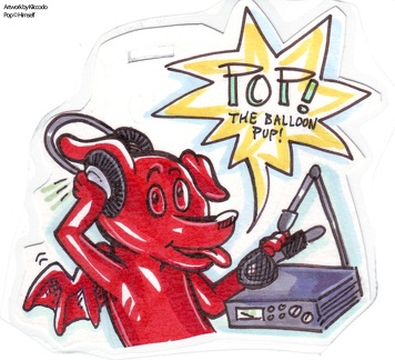 Kilcodo - Pop Radio Badge K1PUP