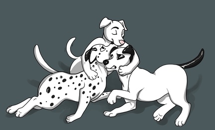 Dice-Snow and Patch and Trissie