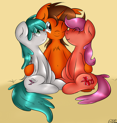 FreeFraQ -  Scroll Scribe Hugging Breezy and Maple - darnelgdottumblrdotcom