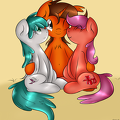 FreeFraQ -  Scroll Scribe Hugging Breezy and Maple - darnelgdottumblrdotcom