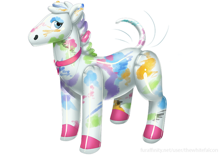 pool toy pony