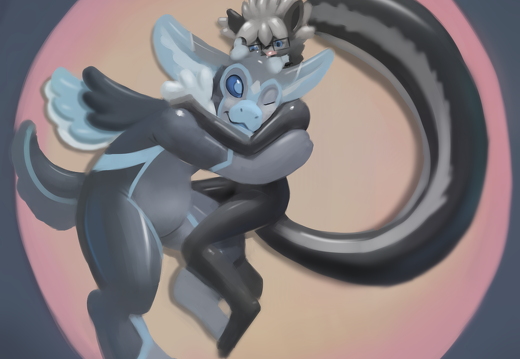 Landi and Canvas's snug Balloonpup Completo