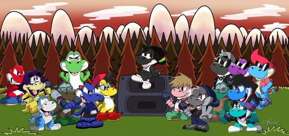 dgpro95 fnf ych yoshi group slash 41138324
