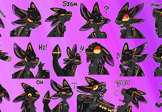 Stickers by FelisRandomis - Color by Chief