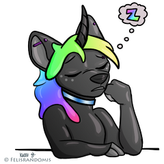 sleepy doggocorn
