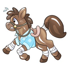 Ectodrool-Chestnut sticker